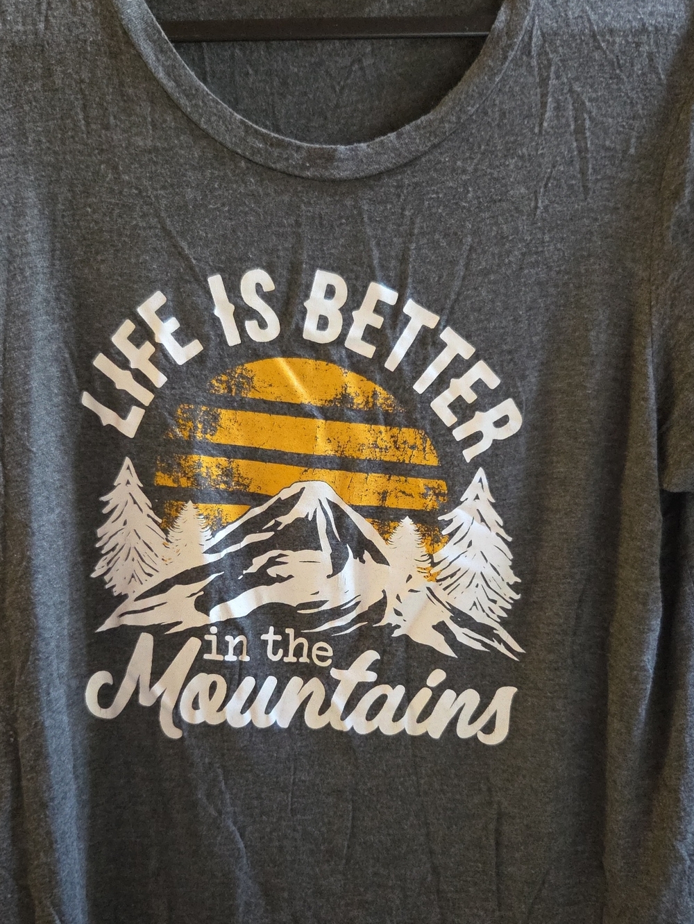 T Shirt Dark Grey Large
